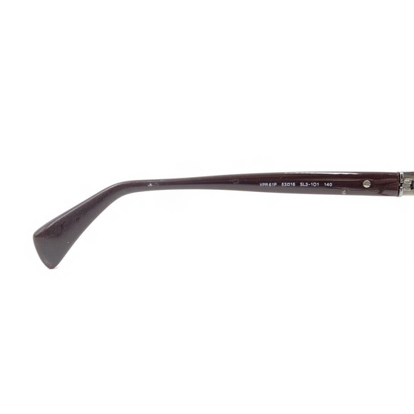 Prada VPR 61P SL3-1O1 Gunmetal Gray Brown Eyeglasses Frames 53-16 140 Italy - Picture 10 of 12